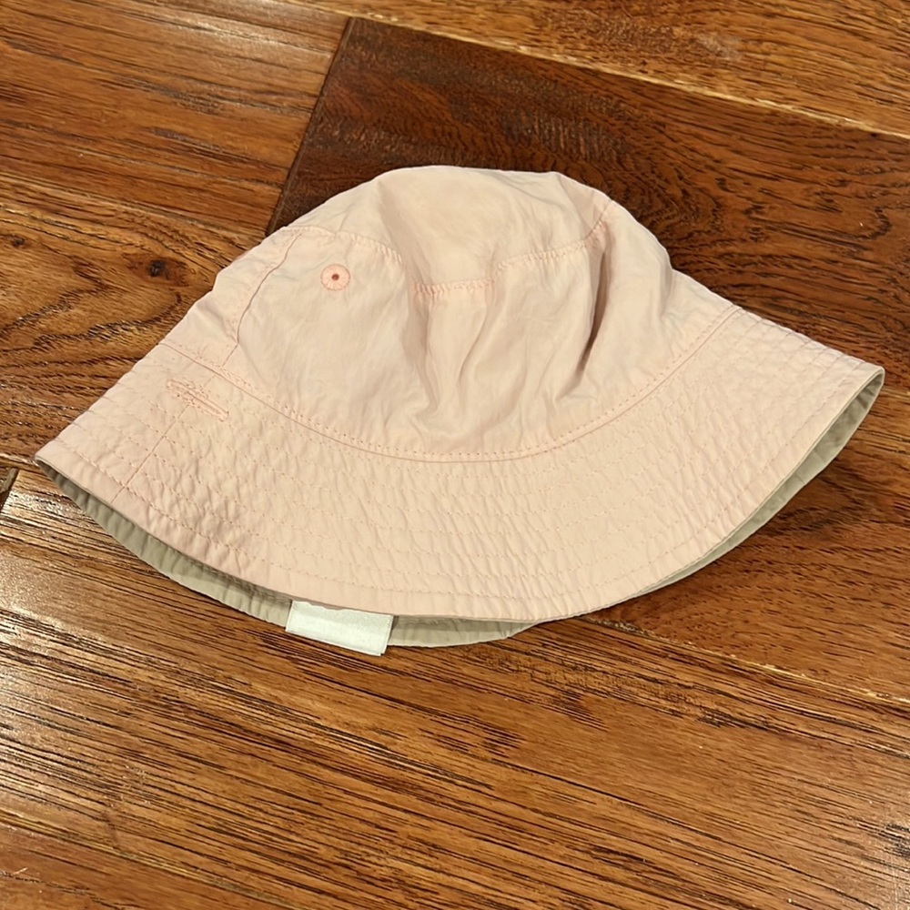 Pink Summer Bucket Hat Size 0-6 months - Picture 3 of 5